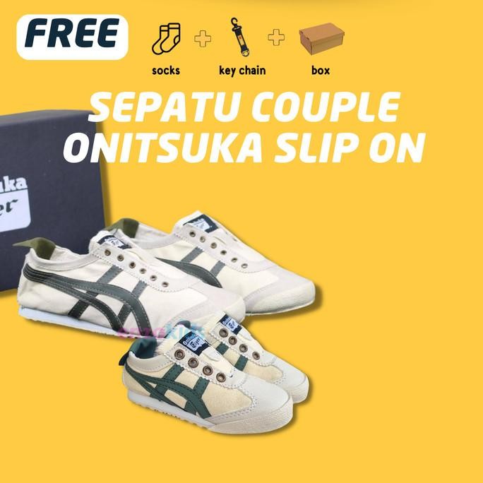 tali - sepatu couple ayah ibu anak dan bayi slip on tanpa tali