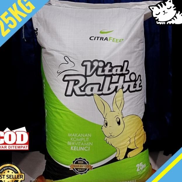 Makanan Kelinci Vital Rabbit Citrafeed Pelet 25Kg Rabbit Food