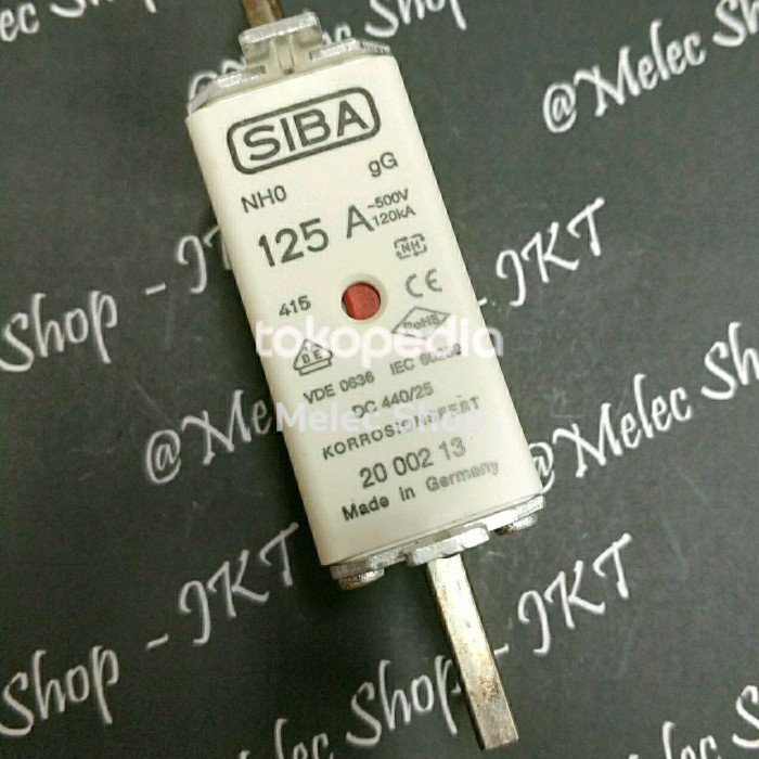 Fuse Siba Nh 0 125A