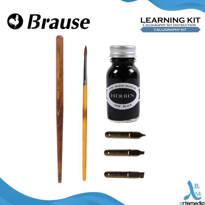 

Pena Kaligrafi Brause Learning Kit Calligraphy Set Instruction MRS03
