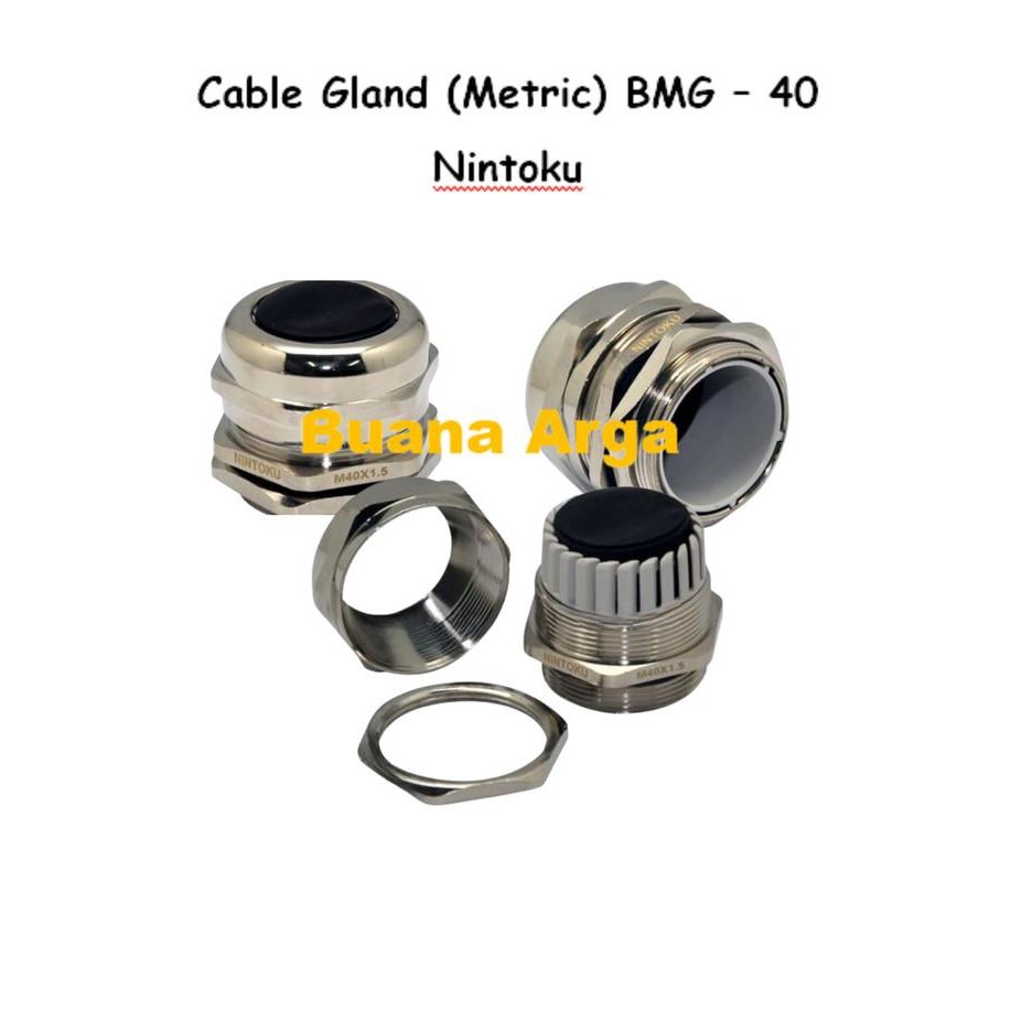 

Kabel Gland Brass 40 mm Cable Gland Listrik BMG 40 Nintoku