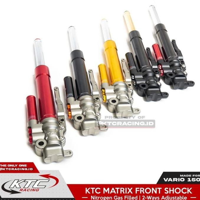 SUSPENSION SHOCK BREAKER DEPAN TABUNG KTC RACING MATRIX ORIGINAL VARIO