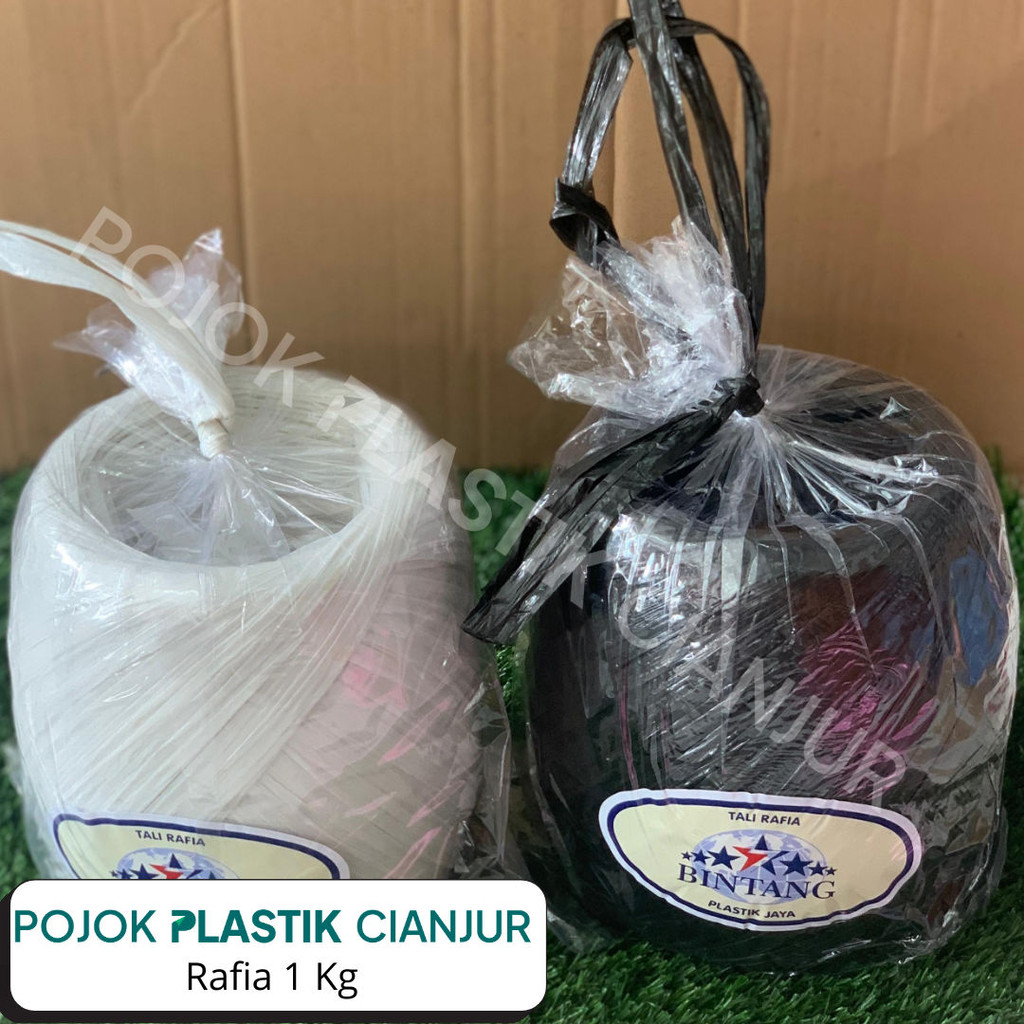 

Tali Rafia Plastik Hitam BINTANG 1 Kg