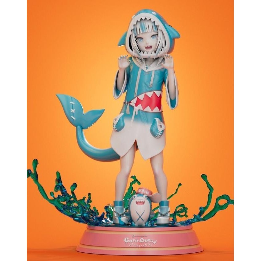 Tersedia Gawr Gura Hololive Resin Kit Figure