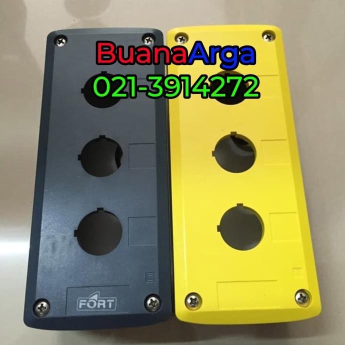 

Box Push Button Station 22mm ( Model Telemecanique ) GOB - 3A | 3 Hole