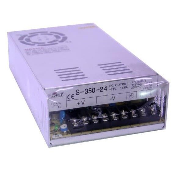 

Power Supply FORT Single Output 24 Vdc 14,6A Type S-350-24