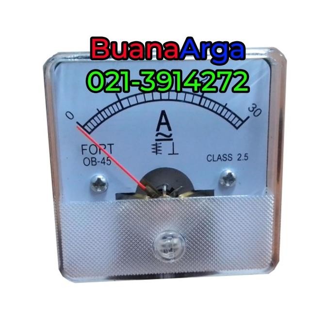 

Analog Panel Meter / Ampere Meter FT-45A / Merk Fort