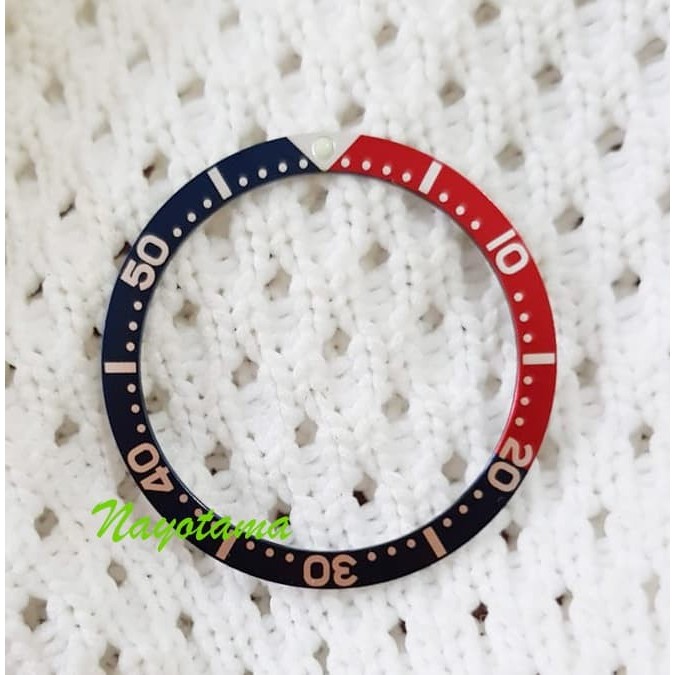 INSERT BEZEL PEPSI FOR SKX007 SKX009 SKX011 AFTER MARKET MERAH BIRU