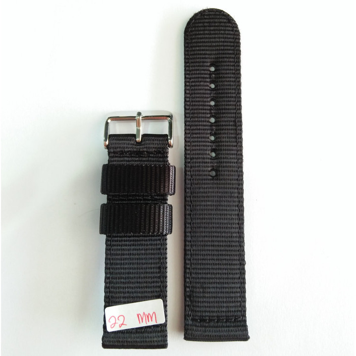 TALI KANVAS SWISS ARMY 22 MM BLACK ORI