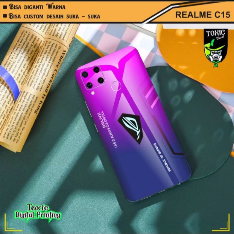 

BestSelling - Realme C15 Garskin Wrap Stiker Premium (FreeCustomOrder)