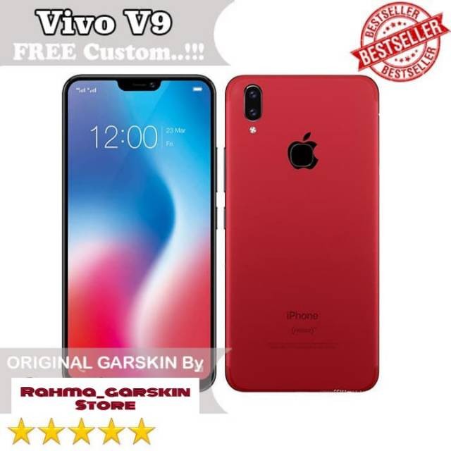 

BestSelling - Vivo V9 Garskin Wrap Stiker Premium (FreeCustomOrder)