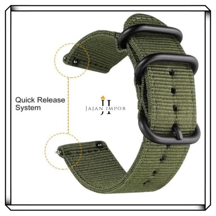 STRAP NATO KANVAS 26MM QUATIX TACTIX FENIX 3 5X 6X 7X D2 BRAVO CHARLIE