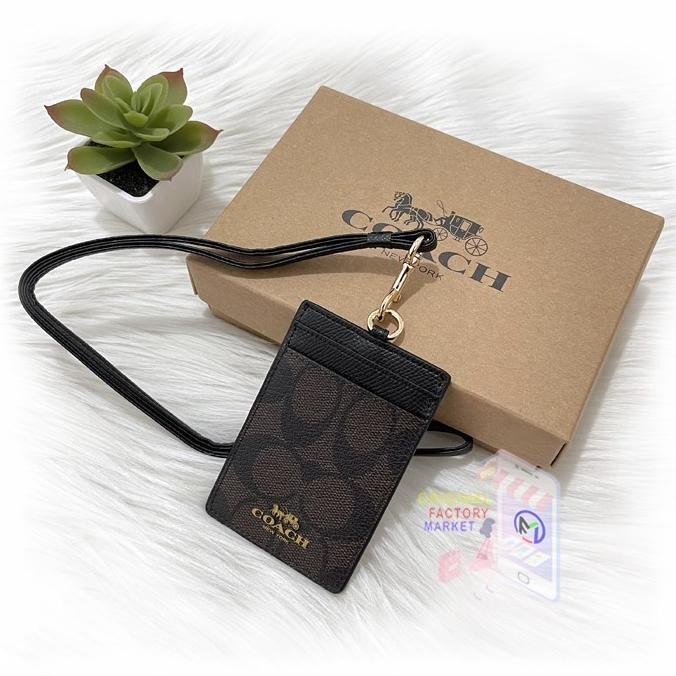 

TERLARIS - LANYARD COC 65573 ID LANYARD SIGNATURE CANVAS BROWN BLACK ORIGINAL