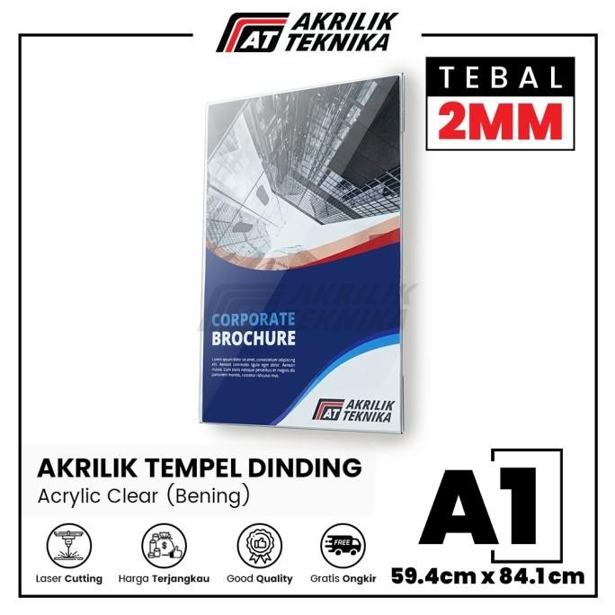 

NEW TEMPAT BROSUR AKRILIK / AKRILIK TEMPEL / SIGN HOLDER AKRILIK A1