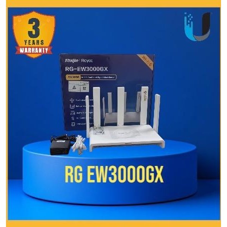 TERMURAH - Ruijie Reyee RG-EW3000GX Wi-Fi 6 Dual-band Pengganti EW1800GX PRO