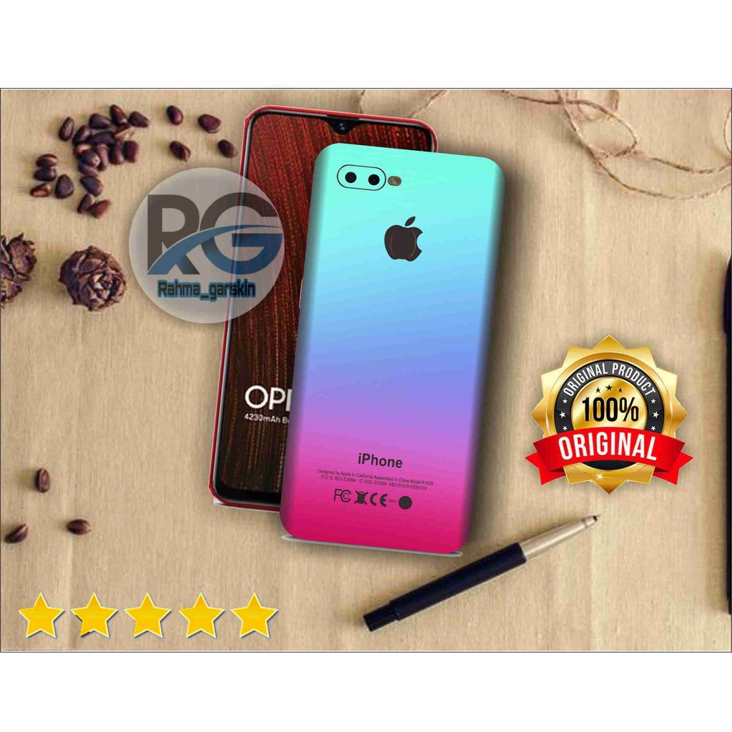 

BestSelling - Oppo A5s Motif Iphone Top 1 Via Chat Garskin Wrap Stiker Premium (FreeCustomOrder)