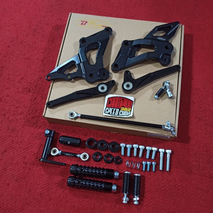 Footstep Step Underbone Racing BPRO 3D Hitam Ninja 150 SS ZX 150 ZX150