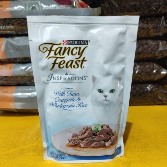 

TERBARU - Fancy Feast Inspiration pouch 70gr 1dus isi 12pcs