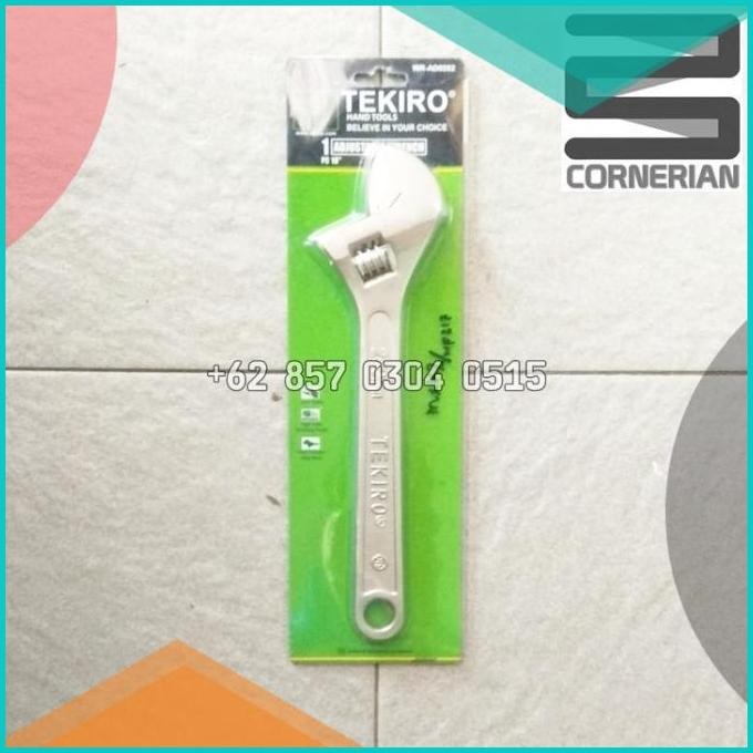 Tekiro 10 Inch Adjustable Wrench Kunci Inggris Konci Besar Ori Asli 11