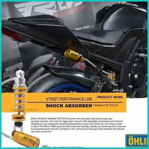 Shockbreaker Monoshock Ohlins YA729 Motor Yamaha R15 V3 XSR155 Vixion