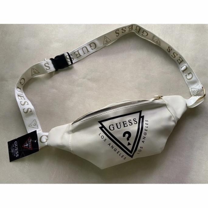 GUESS WAISTBAG SHOULDER BAG WAISTBAG SLING BAG TAS BAHU SELEMPANG WANITA PEREMPUAN CEWEK LUCU UNIK G