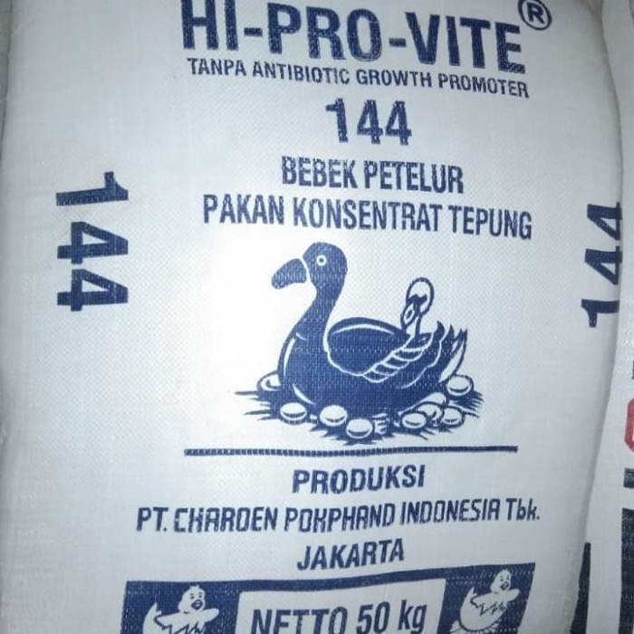 144 Pakan Konsentrat Itik Bebek Petelur Hi-Pro-Vite Phokpand (Karung)