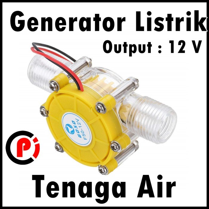 HARGA DISC - Generator Pembangkit Listrik Tenaga Air Mini Turbin Output 12 Volt DC