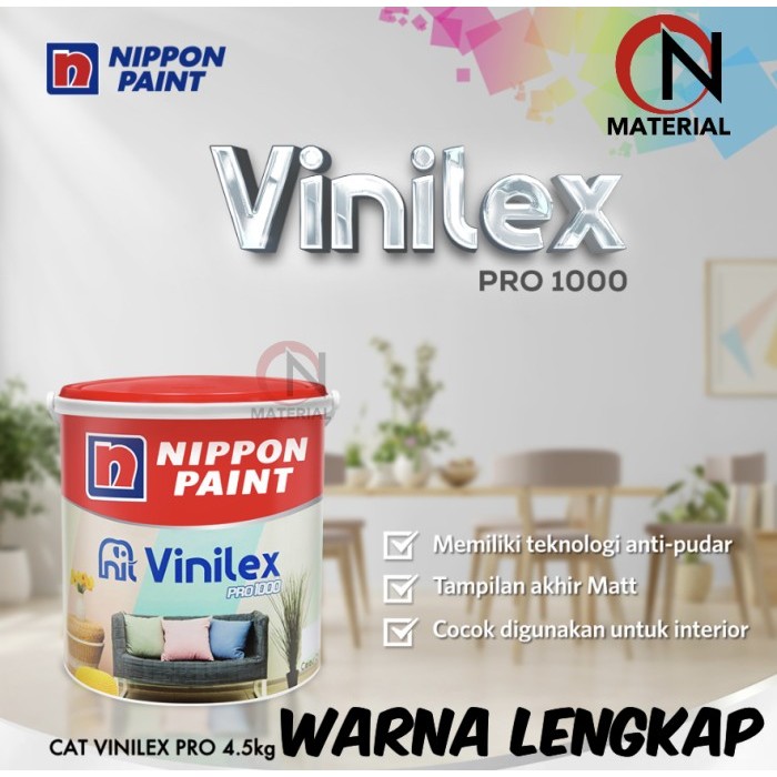 CAT VINILEX PRO 1000 4,5 KG / 9102 WHITE PUTIH