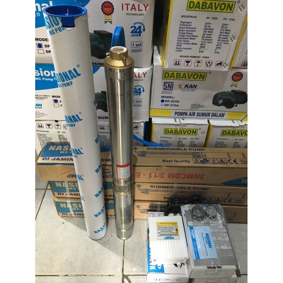 TERBARU Mesin Pompa Air Satelit 3Nasional Mcpump 1HP