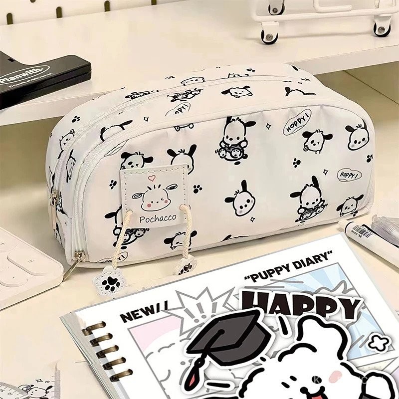 

Large Capacity Multifunctional Cartoon Pencil Case Cute Pochacco Kt Cat Printed Pattern Pencil Box School Supplies Gifts 4I6O