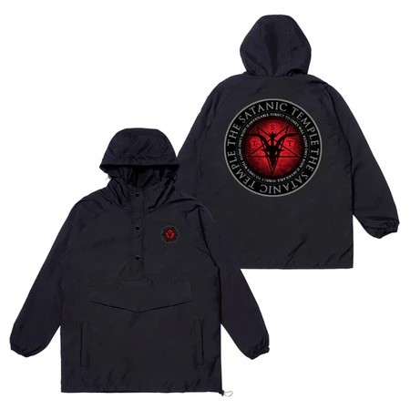 zuro - jacket cougle satanic templet  jacket parasut waterproof pria wanita