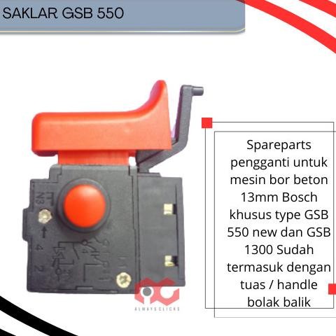 sale saklar switch mesin bor bosch gsb 550 13 mm