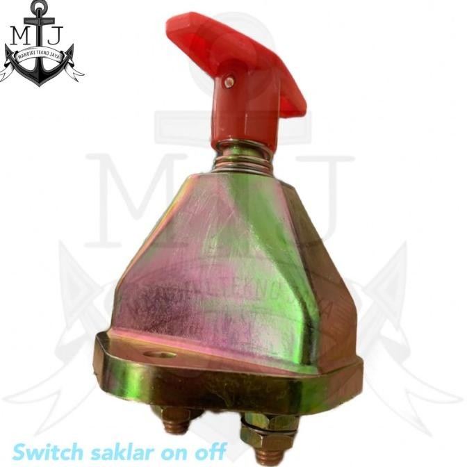 Original SWITCH SAKLAR ON OFF BATTERY GENSET AKI ENGINE CUT OFF SAKLAR PEMUTUS