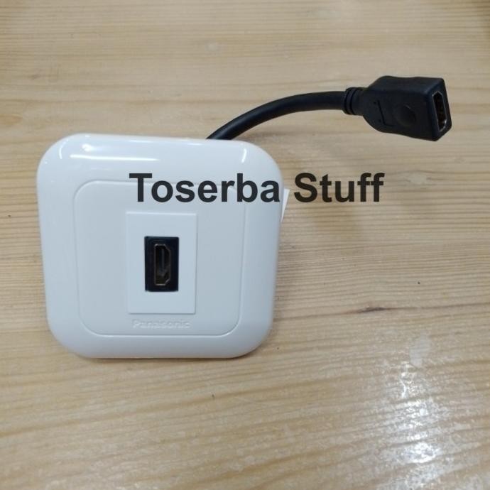 sale saklar outlet hdmi panasonic wide series putih / port hdmi panasonic