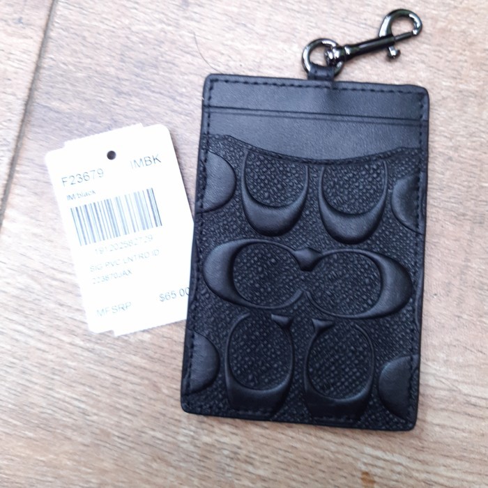 

Sale Name Tag Holder Lanyard Gantungan Id Card Holder Coach Embos