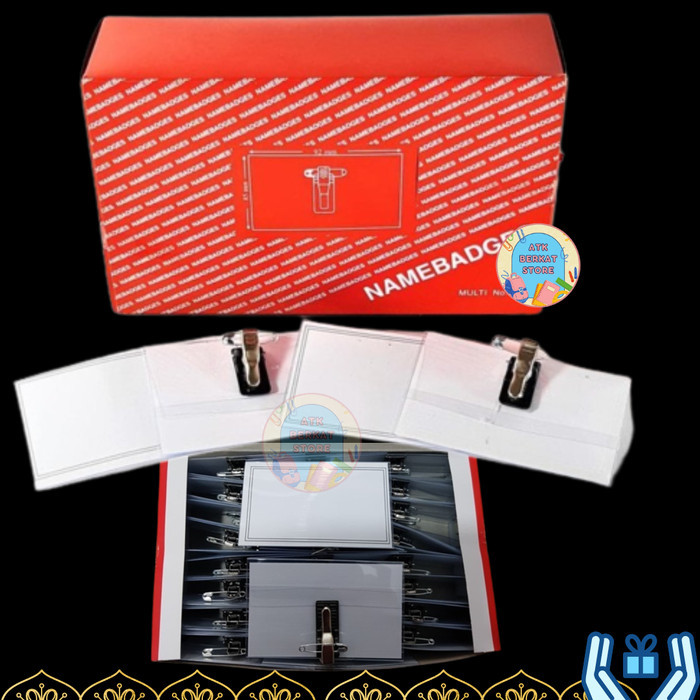 

Sale [50Pcs] Name Tag Id Badge Multi Tebal