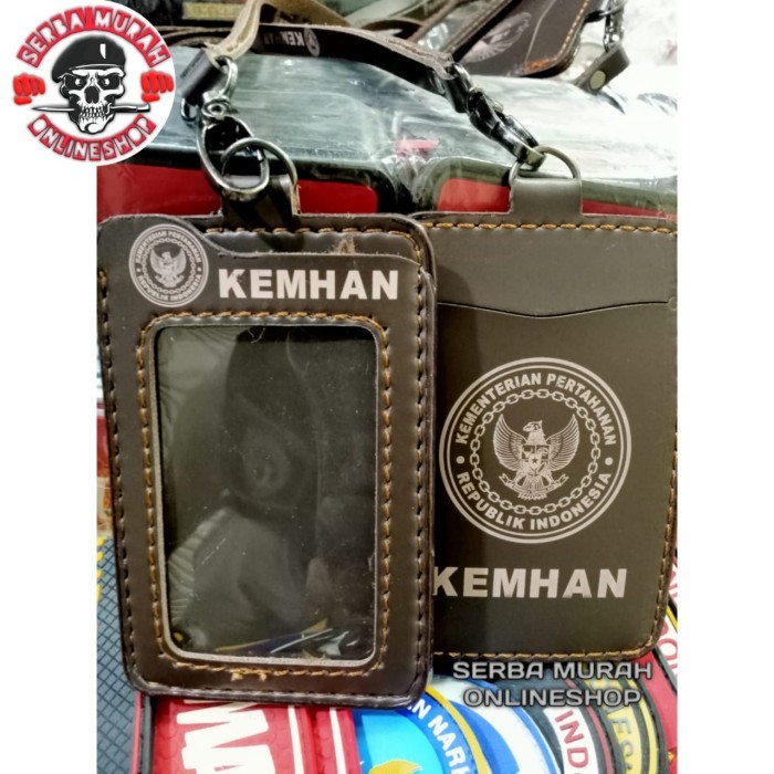 

Sale Id Card Holder Tali Lanyard Name Tag Logo Kemhan