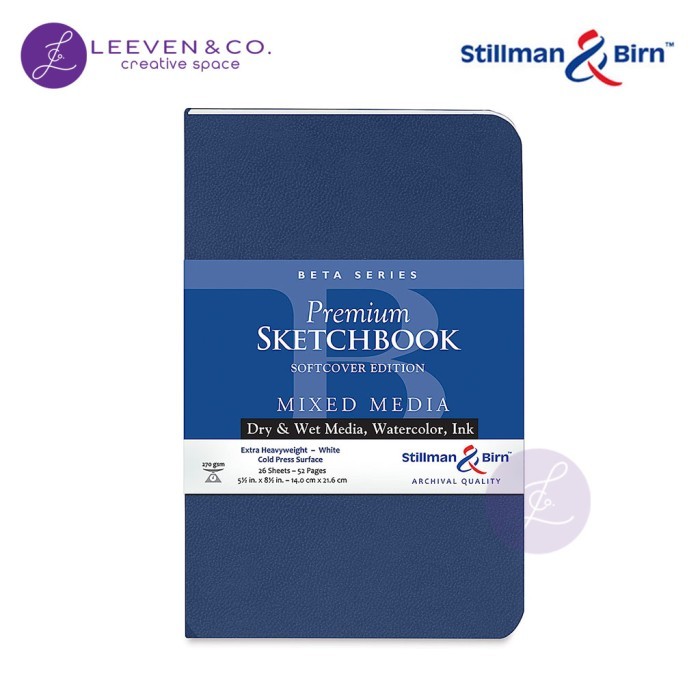 

STILLMAN & BIRN 270GSM SKETCHBOOK SOFTCOVER A5 (5 X 8 INCH) PORTRAIT