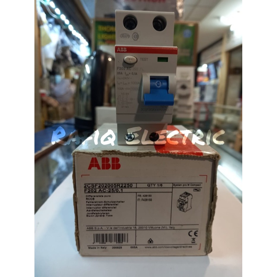 Elcb Abb F202 Ac-25/0,1