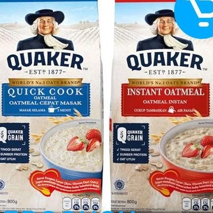 

Quaker Oatmeal 800Gr Instan / Qui Cook Sarapan Oat Sehat