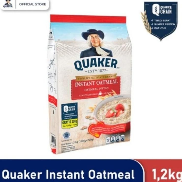 

Quaker Oatmeal 1200 Gram Exp Sept 2025
