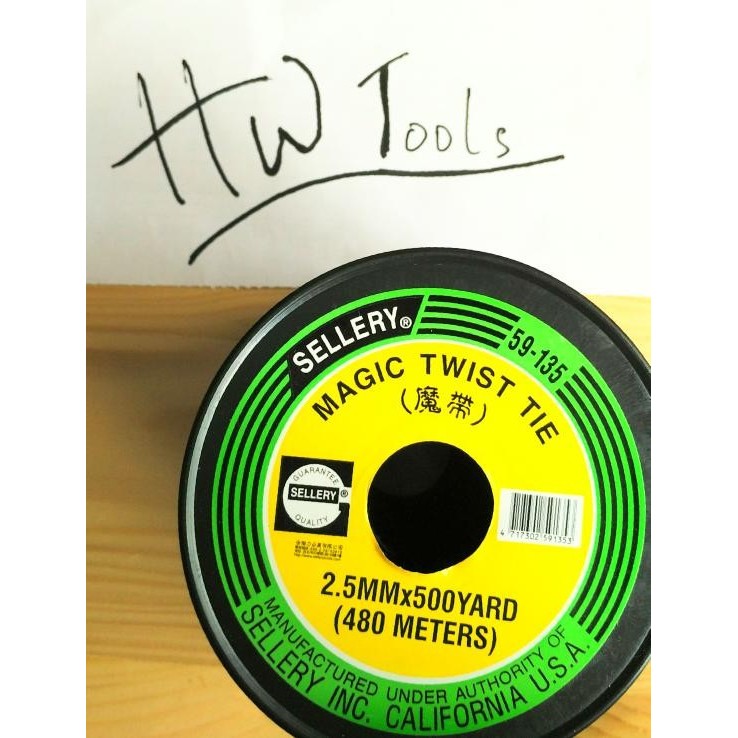 

PENGIKAT KABEL / MAGIC TWIST TIE 480m HITAM SELLERY