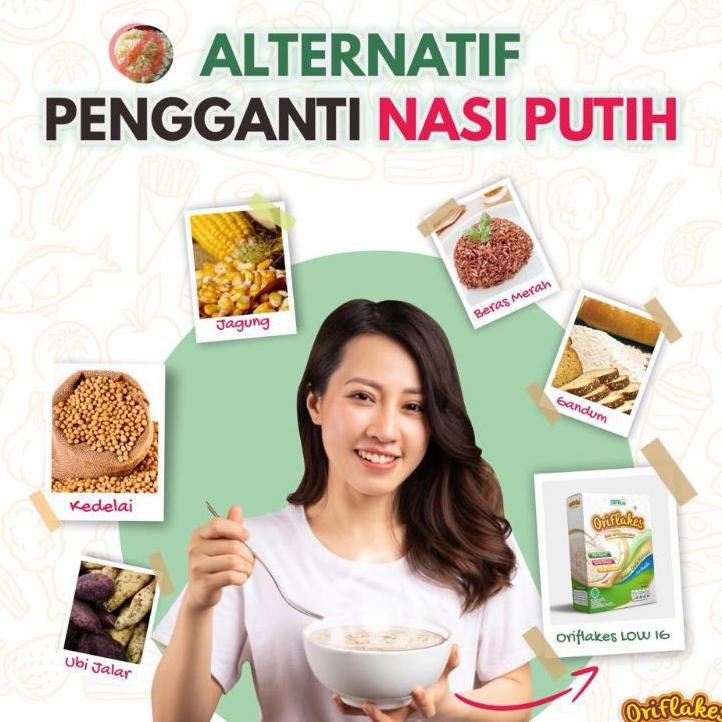 

Flakes Gastro Sereal Umbi Garut Vanila Untuk Asam Lambung Maag Gerd 350 G