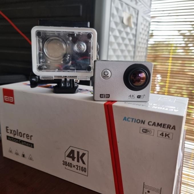 Elephone ELE Explorer 4K Action Camera Lengkap Bracket FPV camera