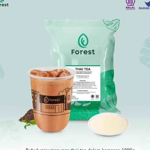 

Bubuk Numan Teh Thai Tea Powder 1000 Gr - Forest