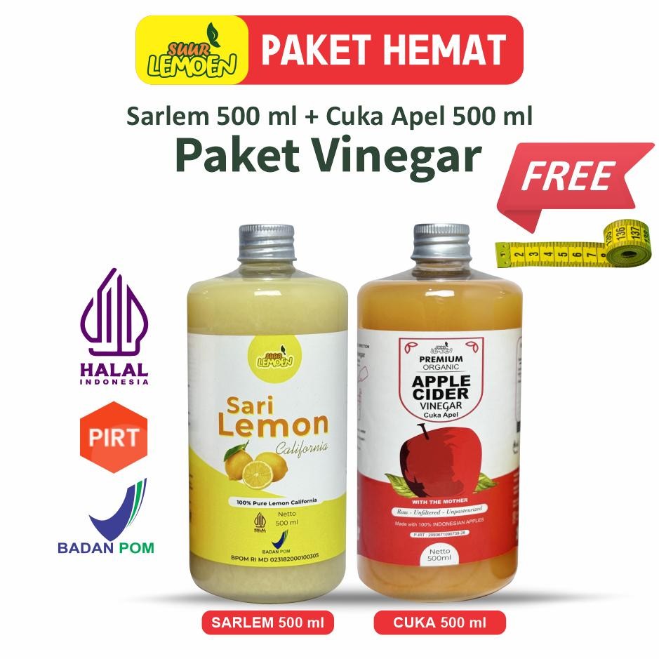 

Paket Hemat Cuka Apel 500 Ml Dan Sari Lemon 500 Ml Suur Lemoen Id Free Gukur Lingkar Perut