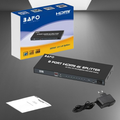 BAFO HDMI Splitter 8 Port Support 4K
