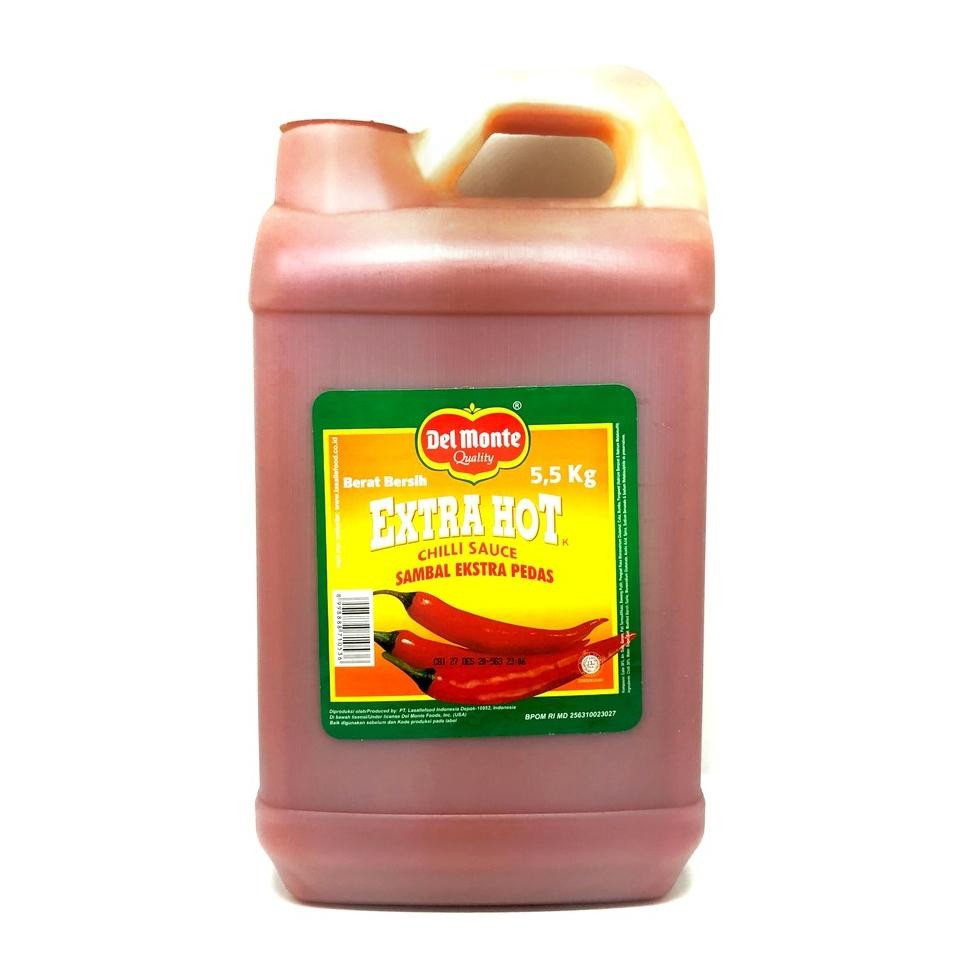 

Delmonte Saus Sambal Galon Extra Hot 5,5Kg