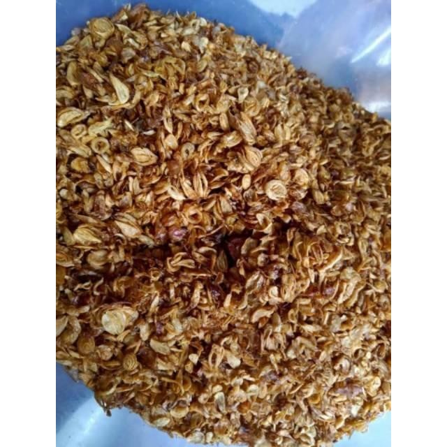 1 Kg Bawang Goreng Asli Brebes Tanpa Tepung 1Kg Bawang Merah Goreng