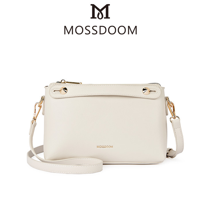 PROMO MOSSDOOM Tas Wanita Jenye Tas Selempang Wanita - Off White Elegan Viral Simple Lucu Tas Imut o